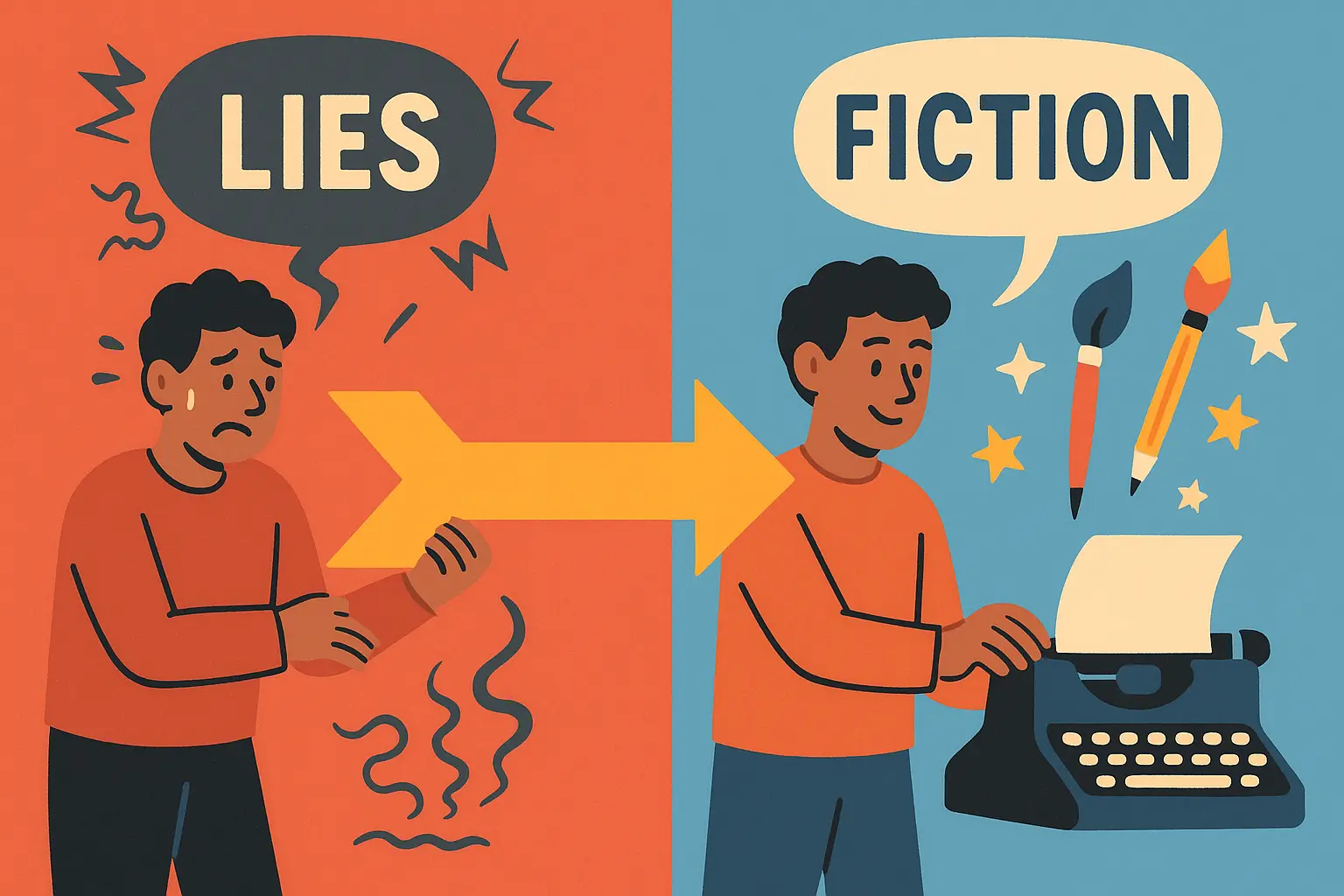 Transforming destructive storytelling into creative expression