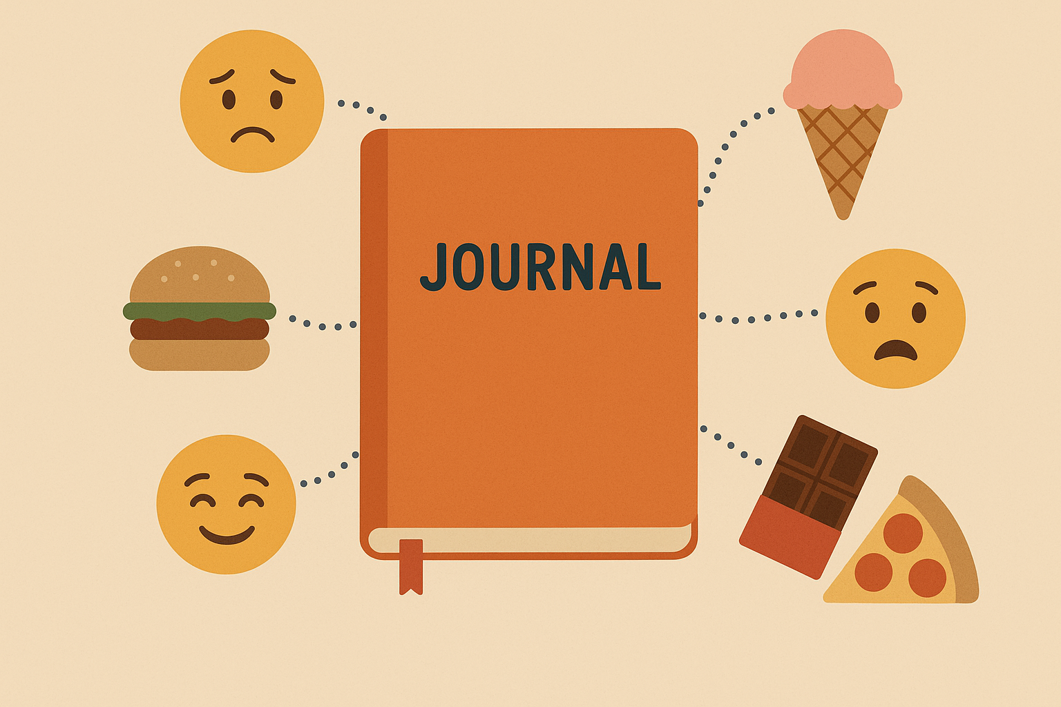 Emotional food trigger mapping