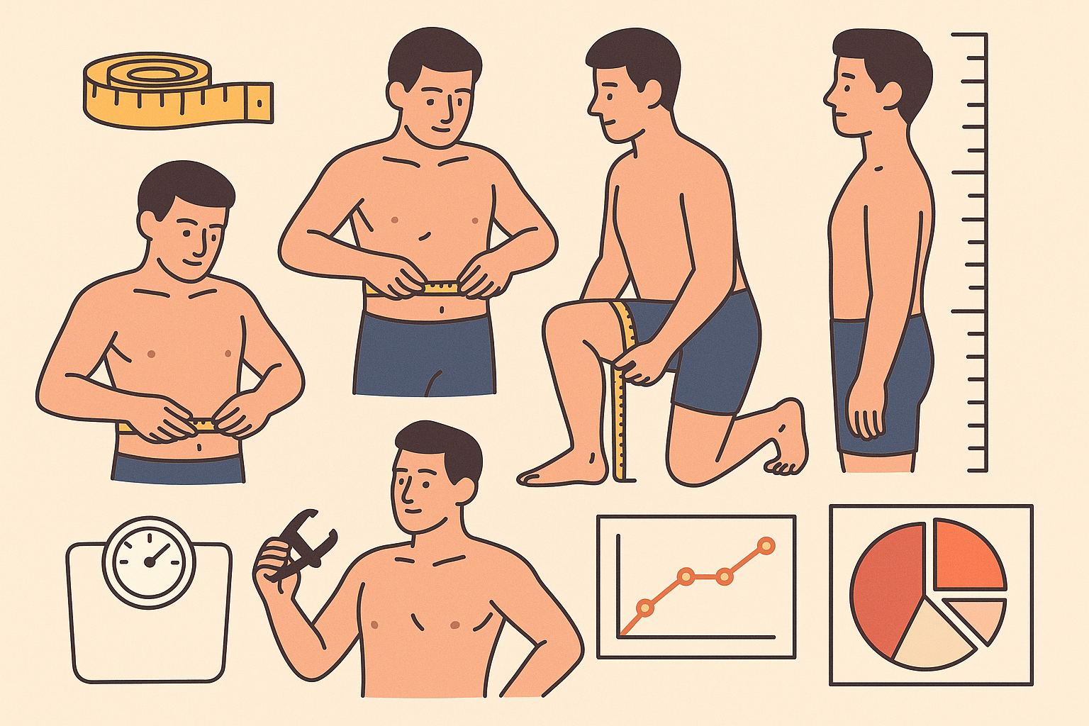 Personal fitness assessment tools and measurements