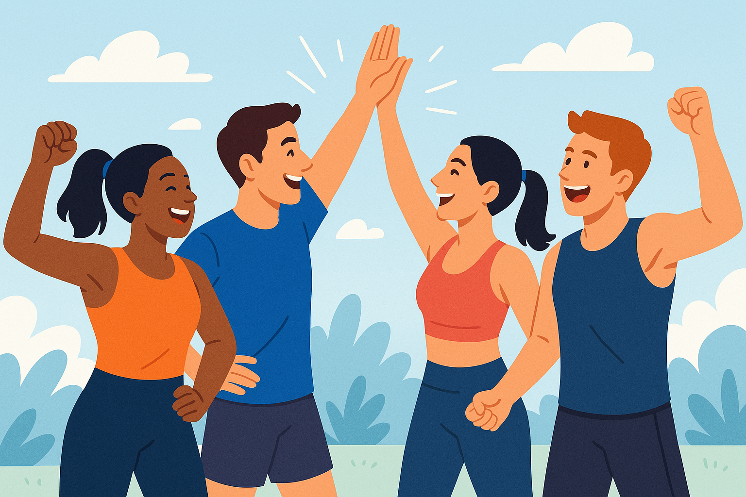 Competitive calorie tracking groups