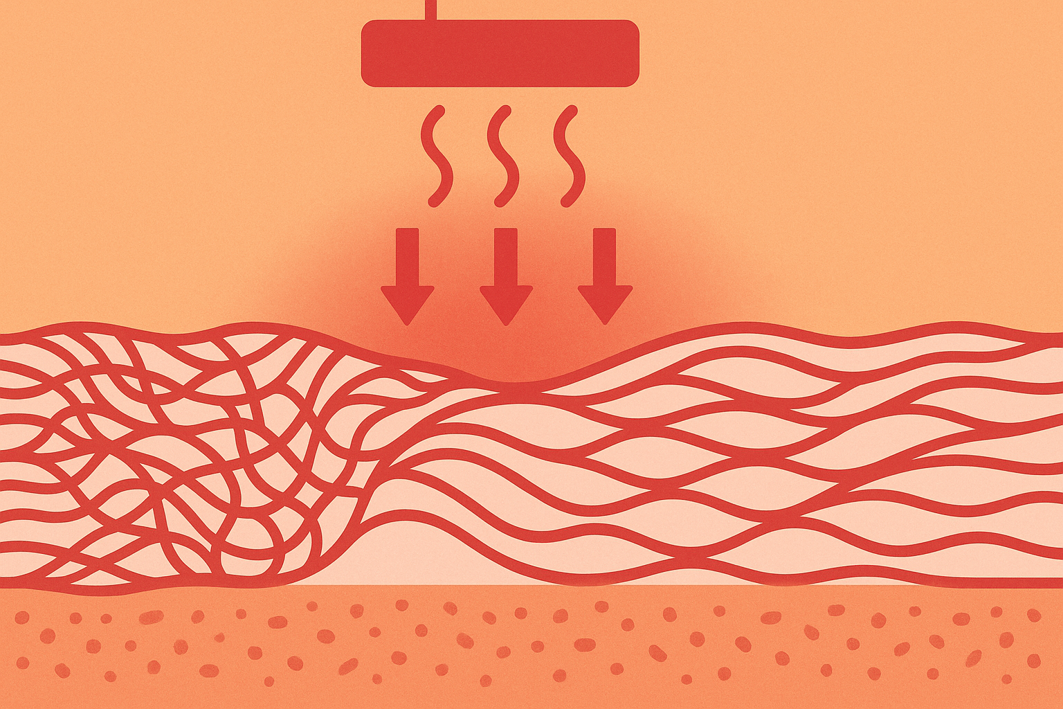 Fascial tissue response to infrared heat