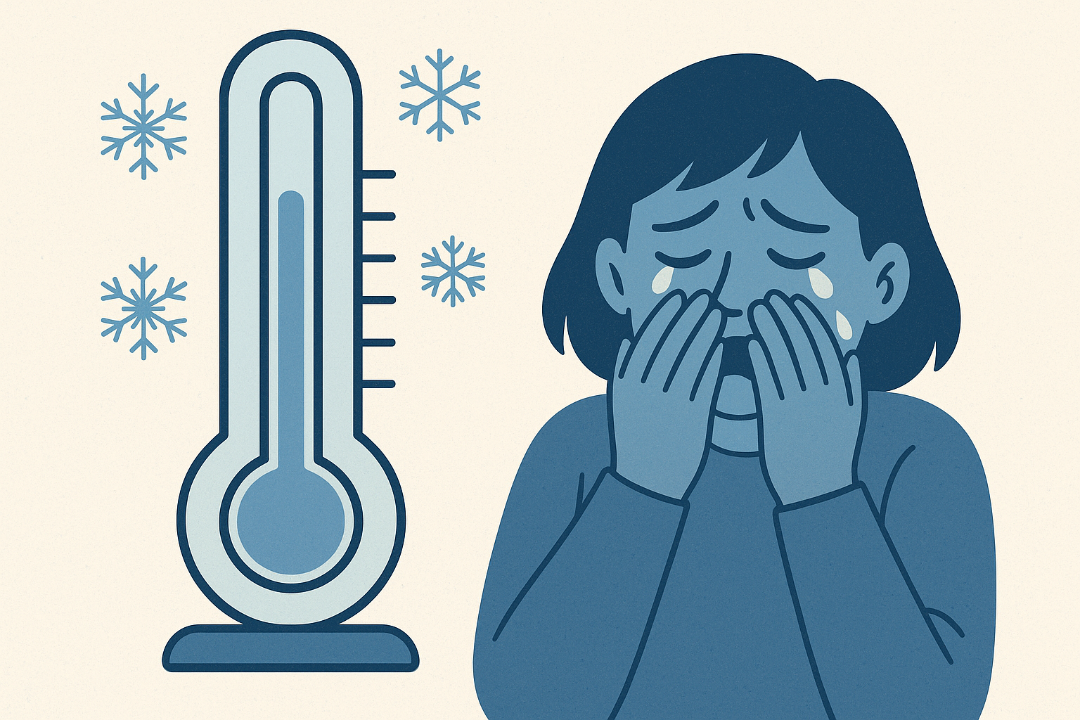 Temperature effects on crying metabolism