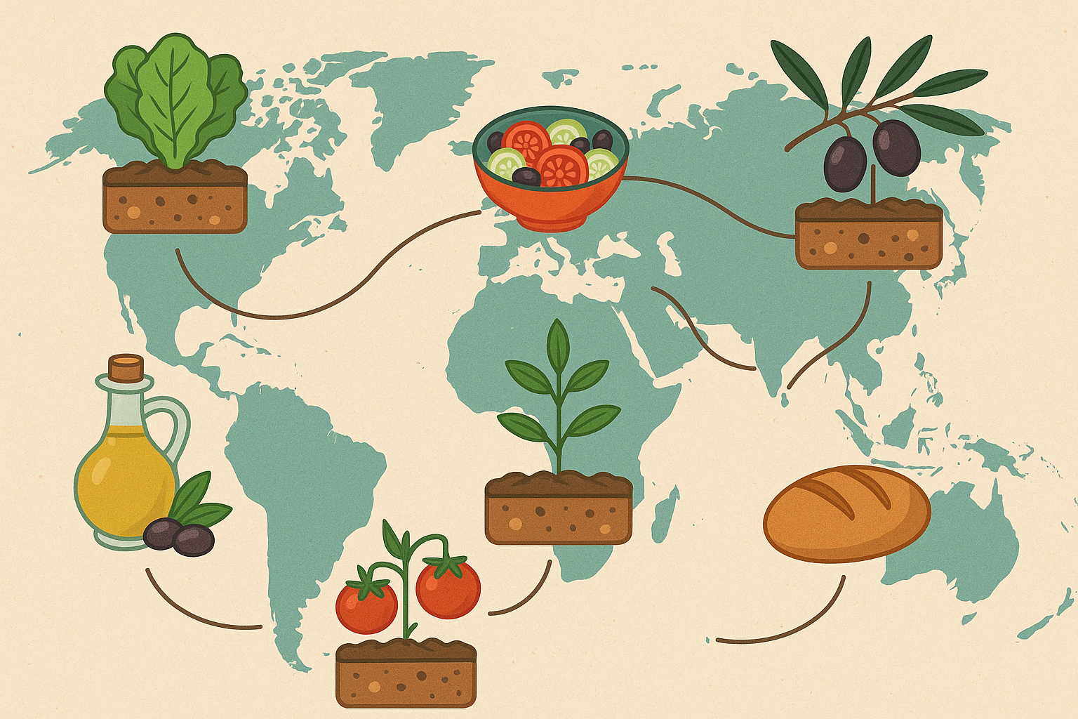 Local Mediterranean food adaptation guide