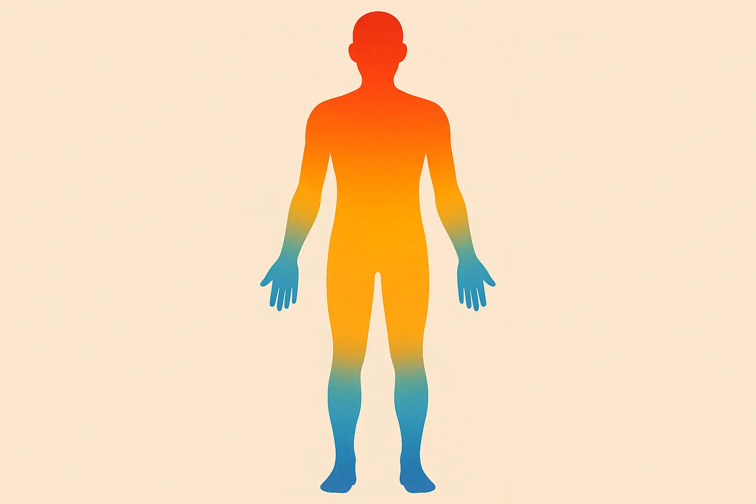 Temperature regulation patterns in thyroid disorders