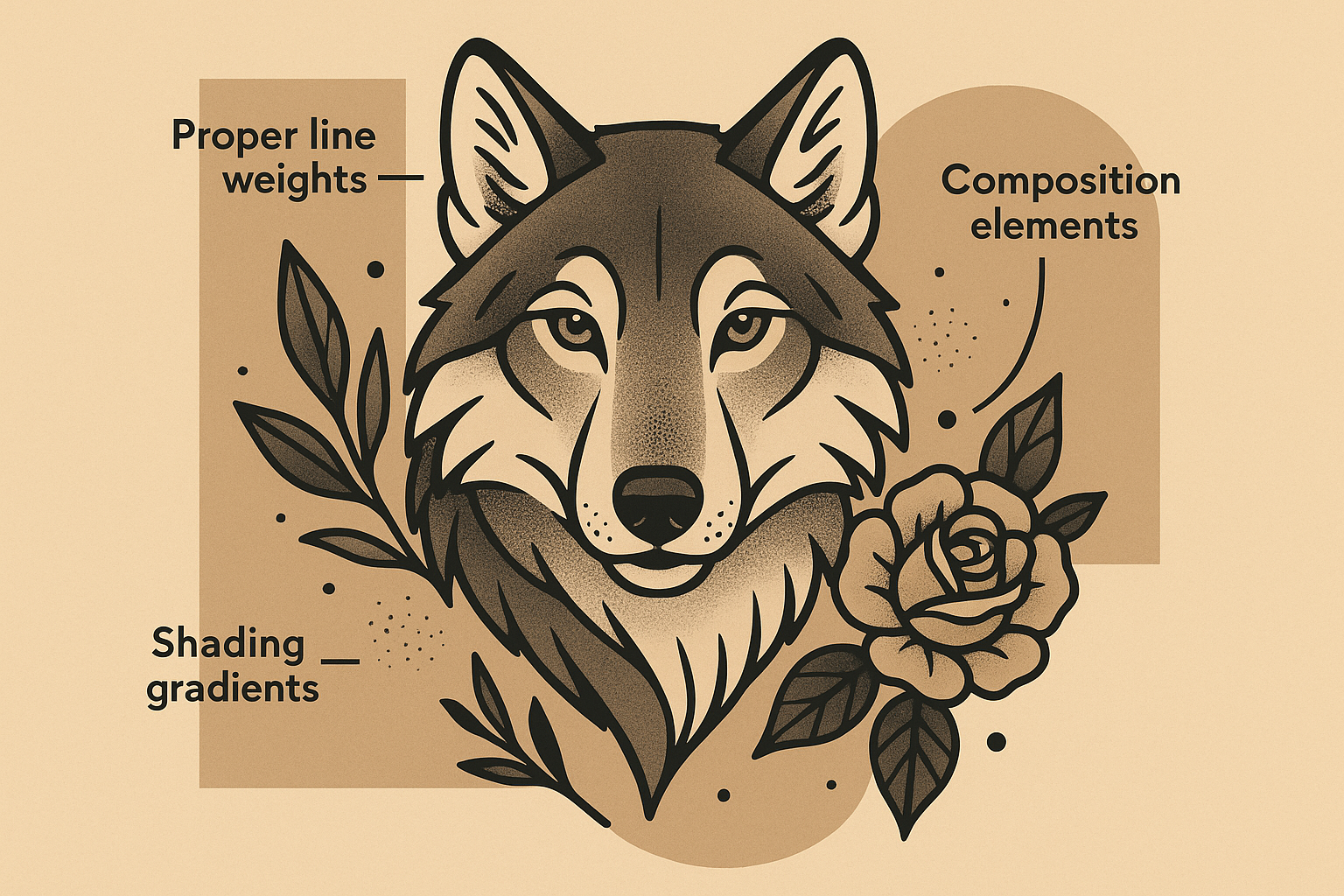 Lone wolf tattoo placement guide