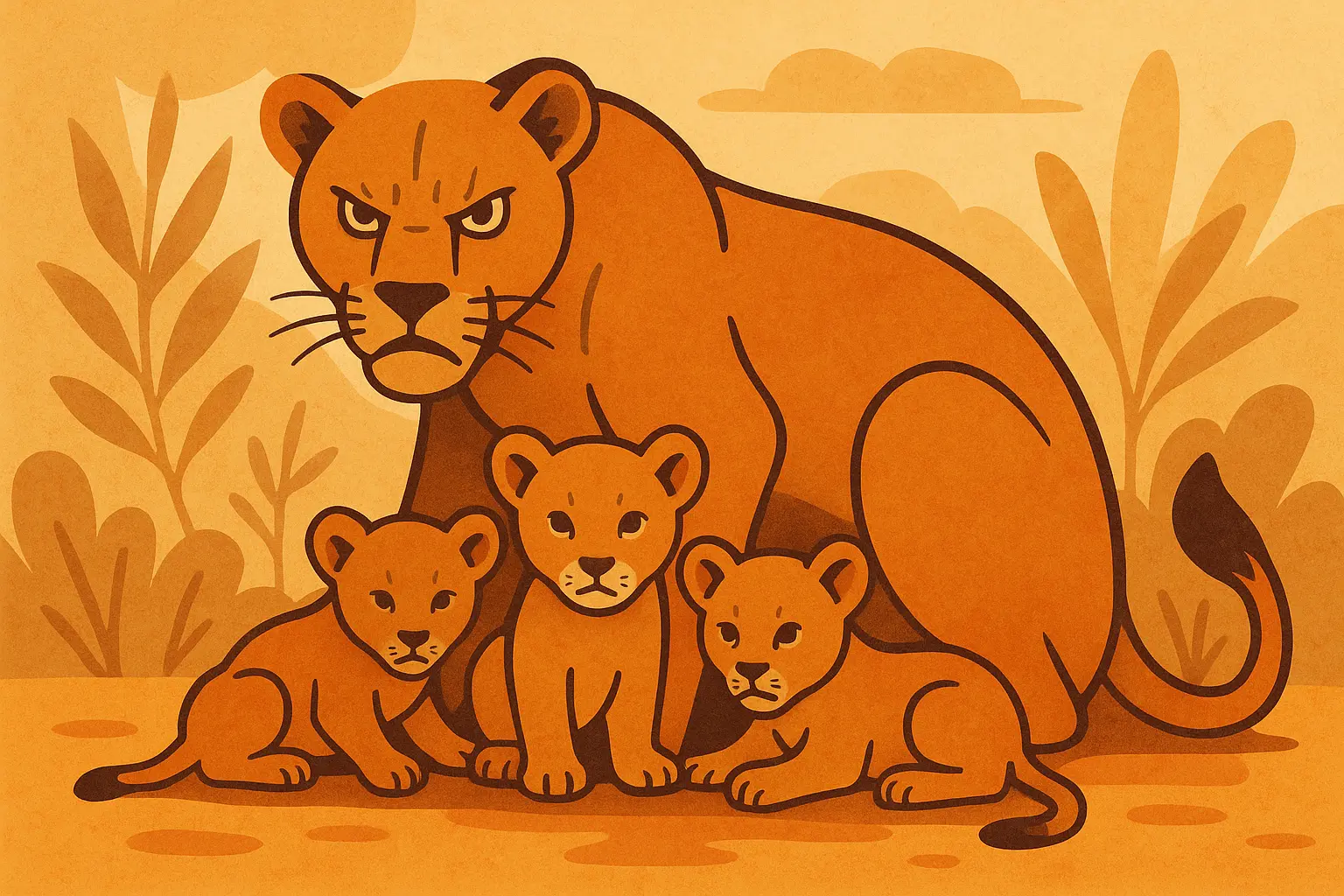 Lioness tattoo maternal protection symbolism