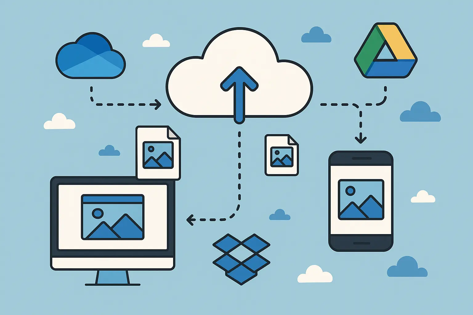 Cloud backup screenshot management
