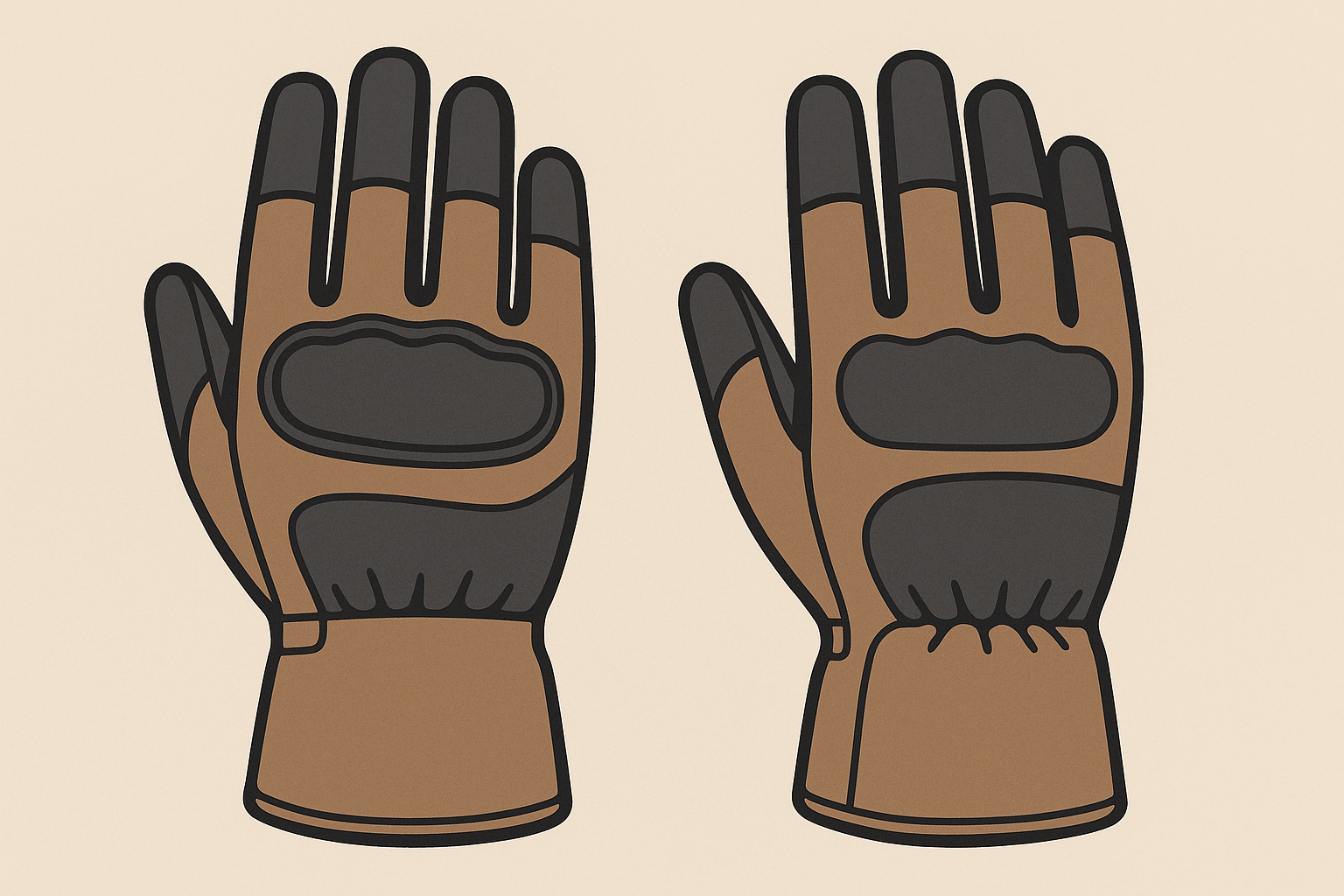 Budget entry-level motorcycle gloves for new riders