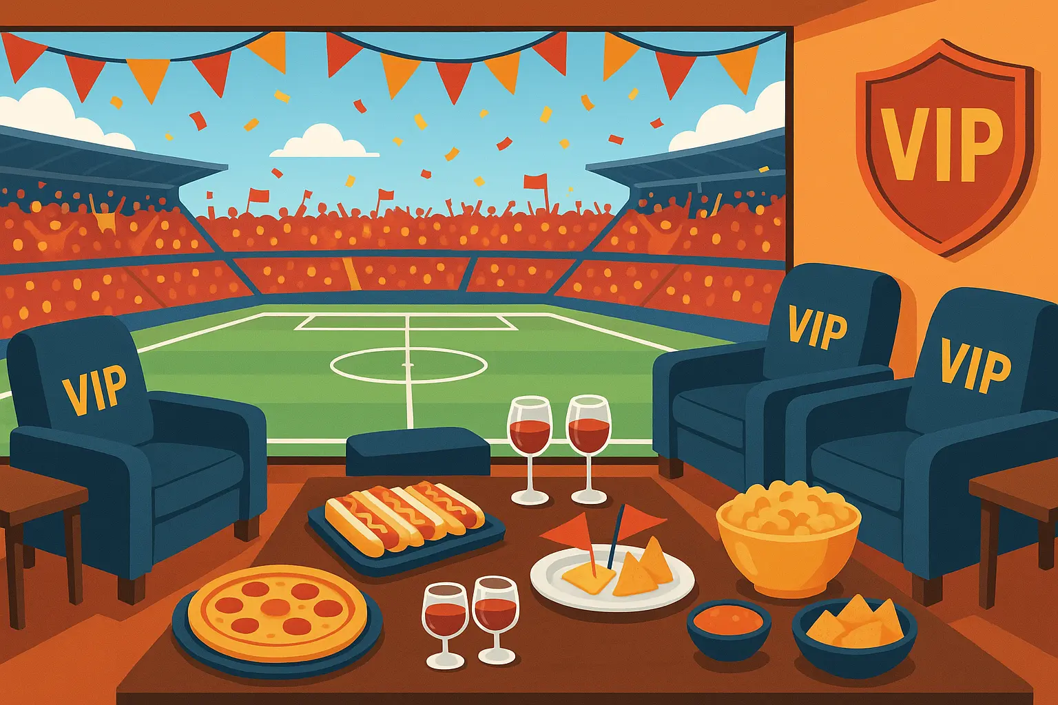 sports bachelor party VIP experience
