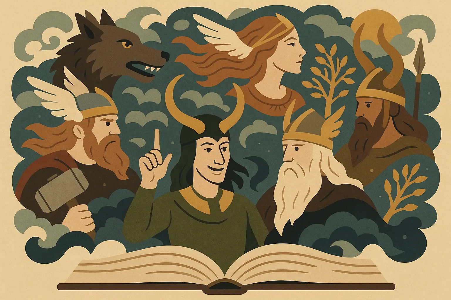 Neil Gaiman Norse mythology book cover