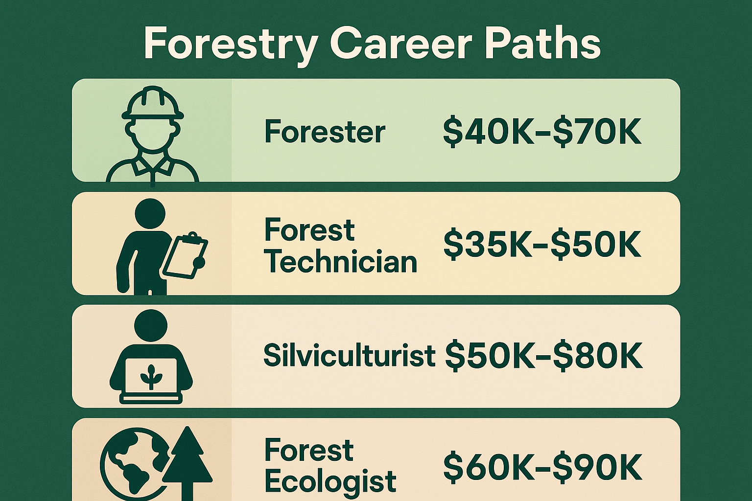 Forester salary analysis and geographic comparison