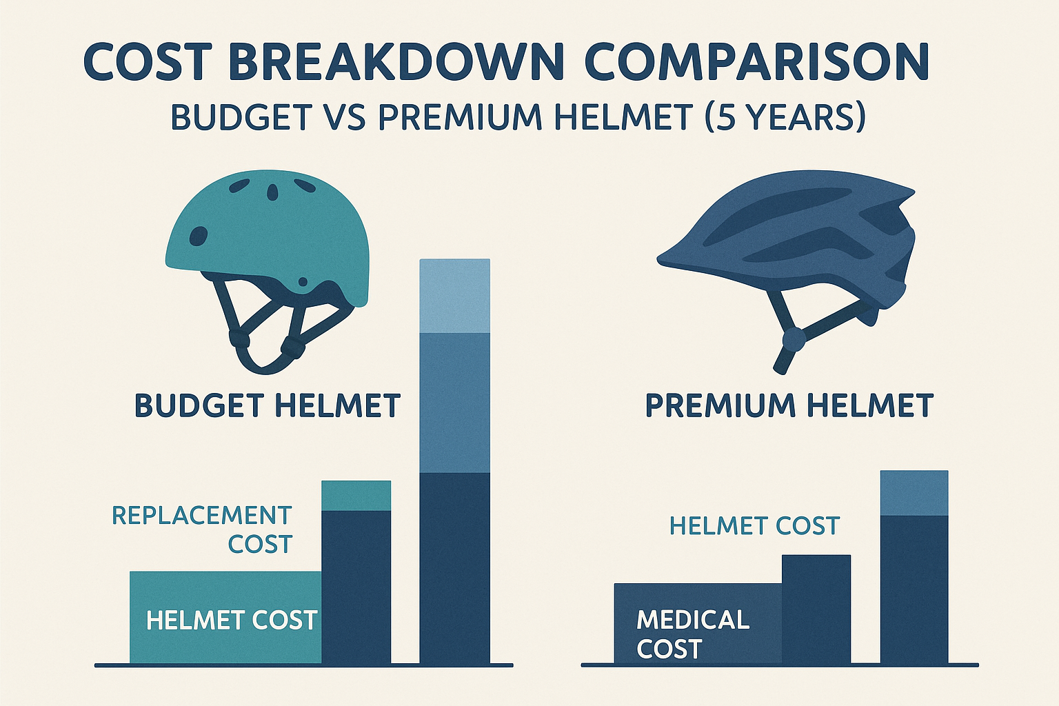 Motorcycle helmet cost analysis and ownership economics