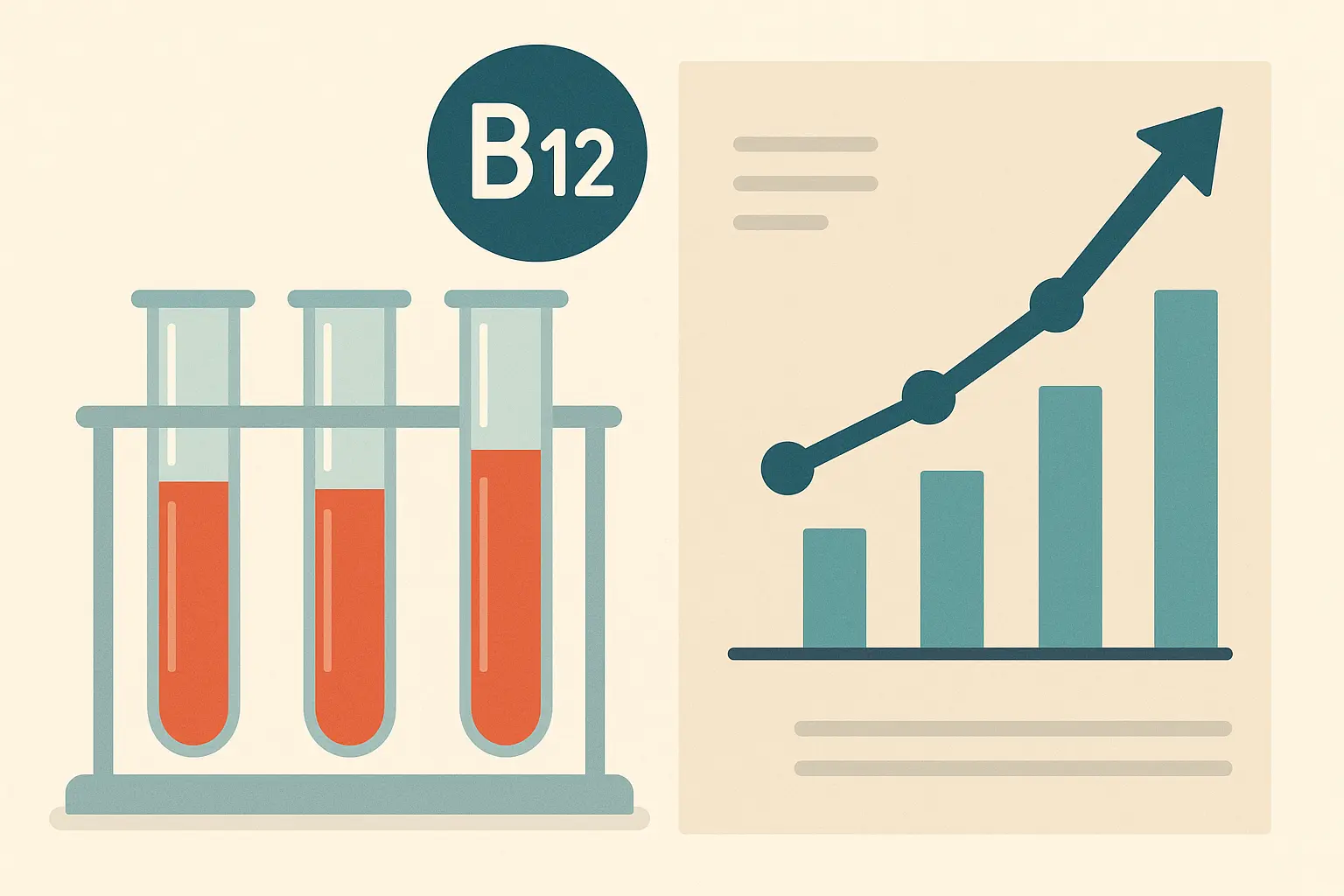 B12 lab test timeline comparison
