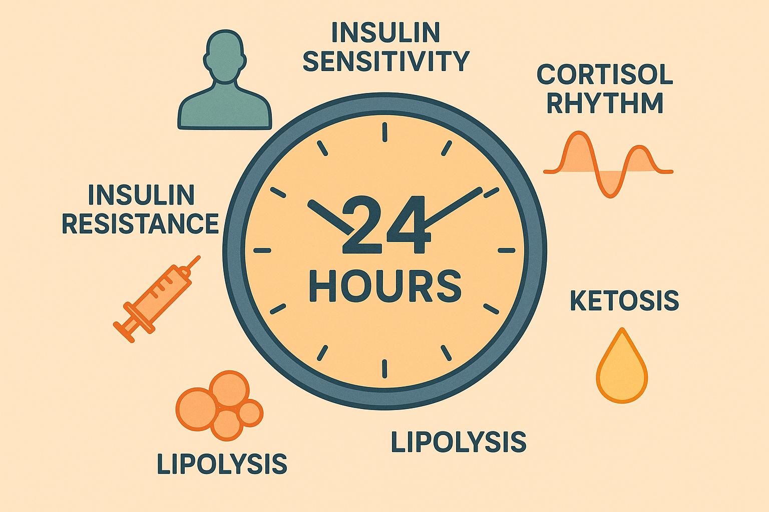Metabolic synchronization timing chart