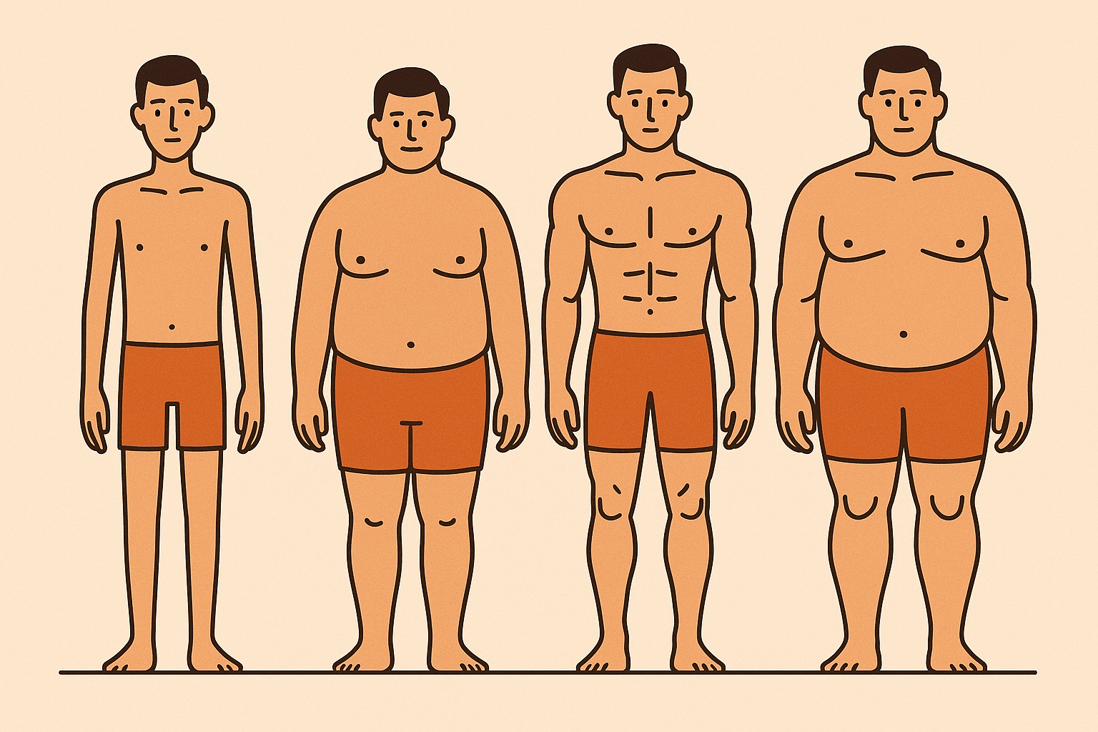 Body composition differences affecting push-up calorie burn