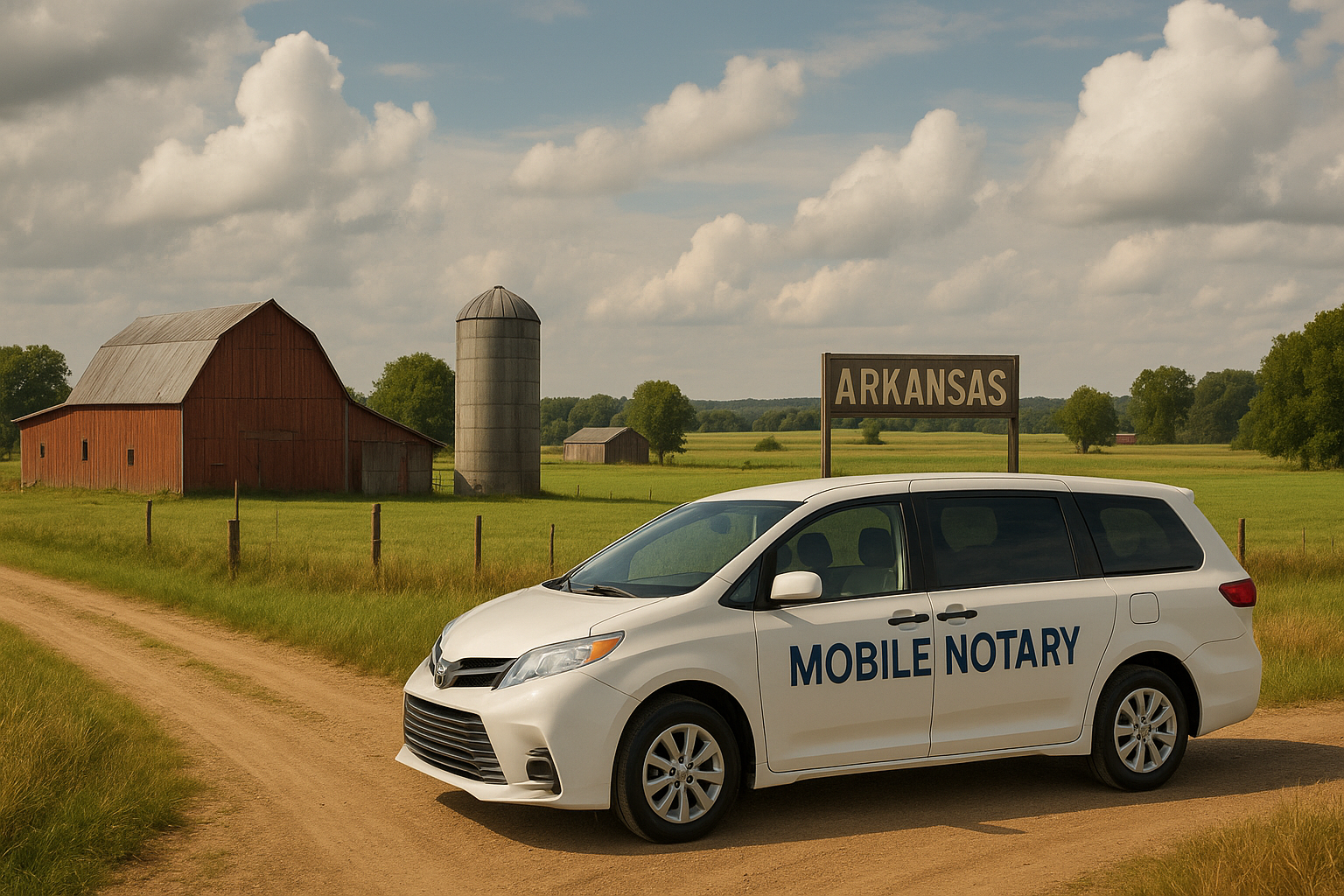 Rural Arkansas notary services