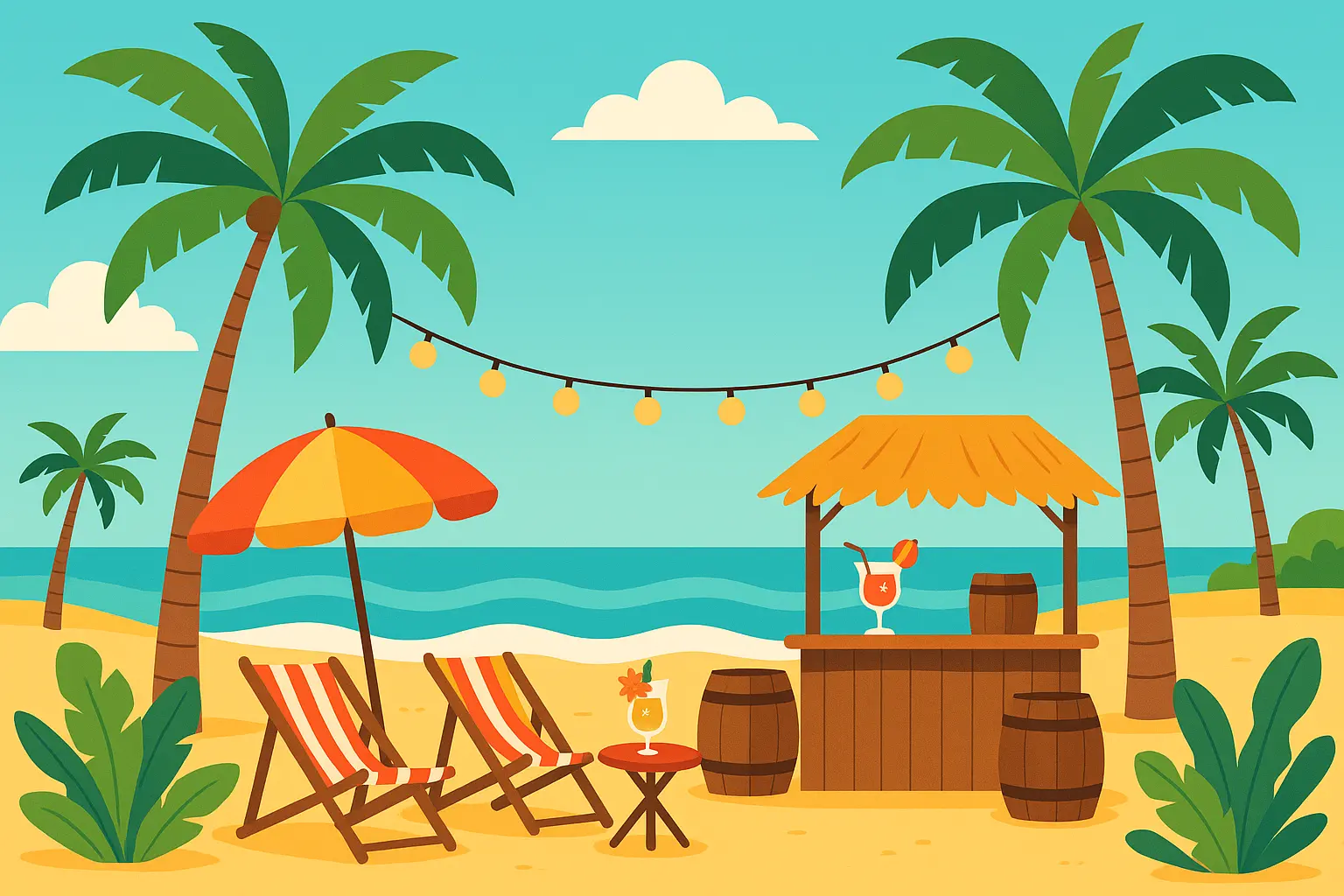 Beach bachelor party destination