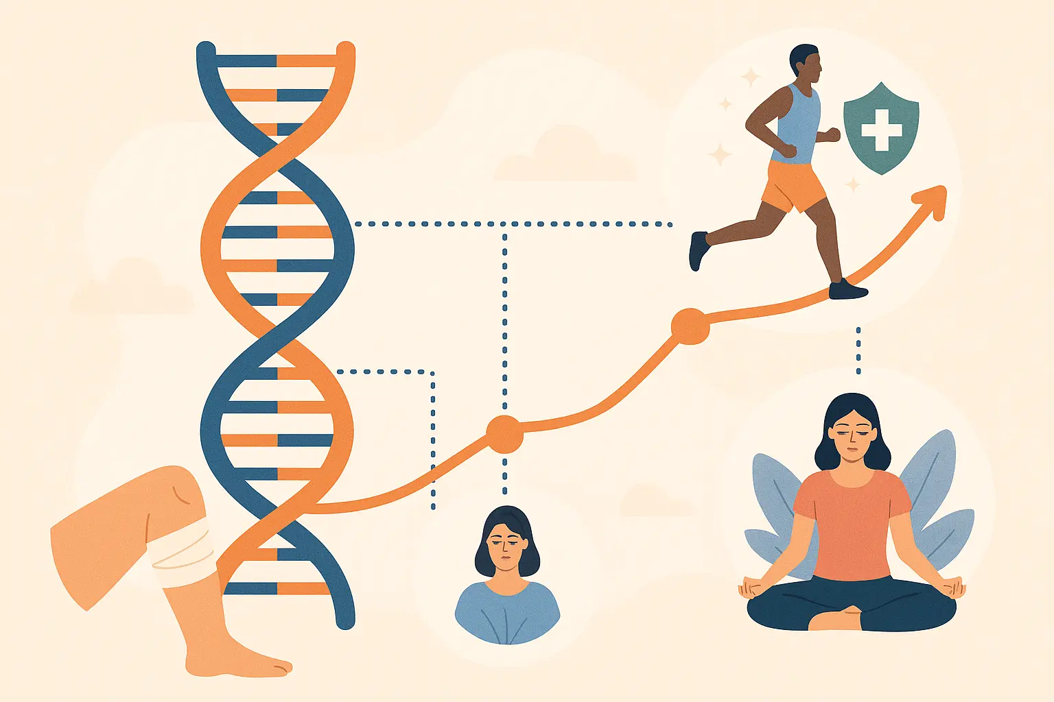 Personalized healing profile for jaw surgery recovery
