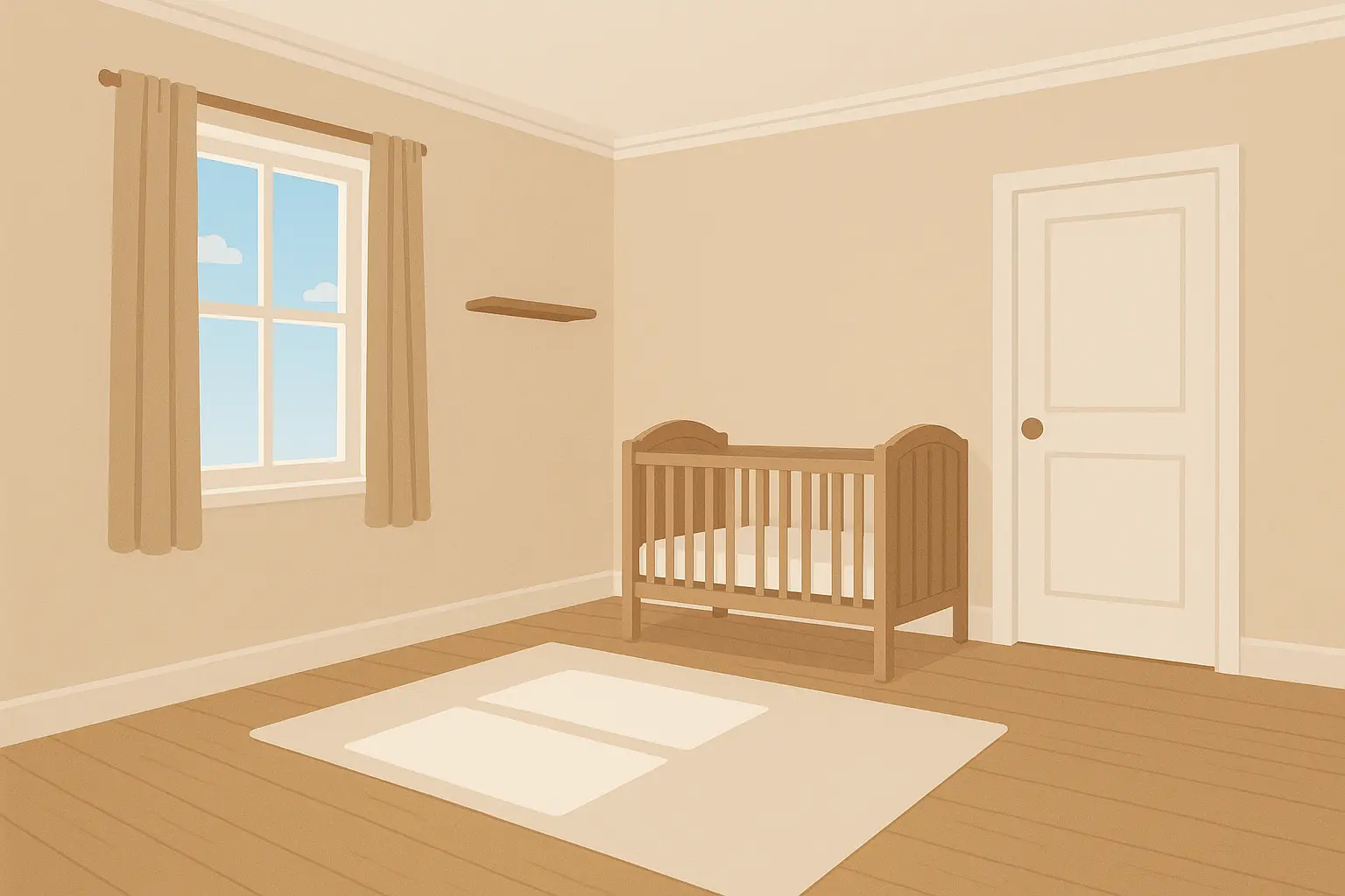 Professional nursery space preparation