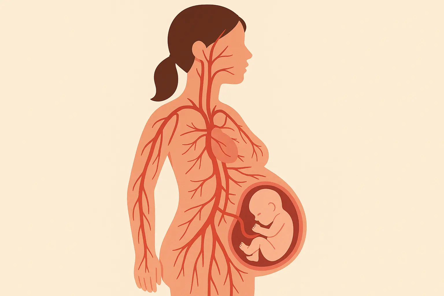 Pregnancy hydration challenges illustration