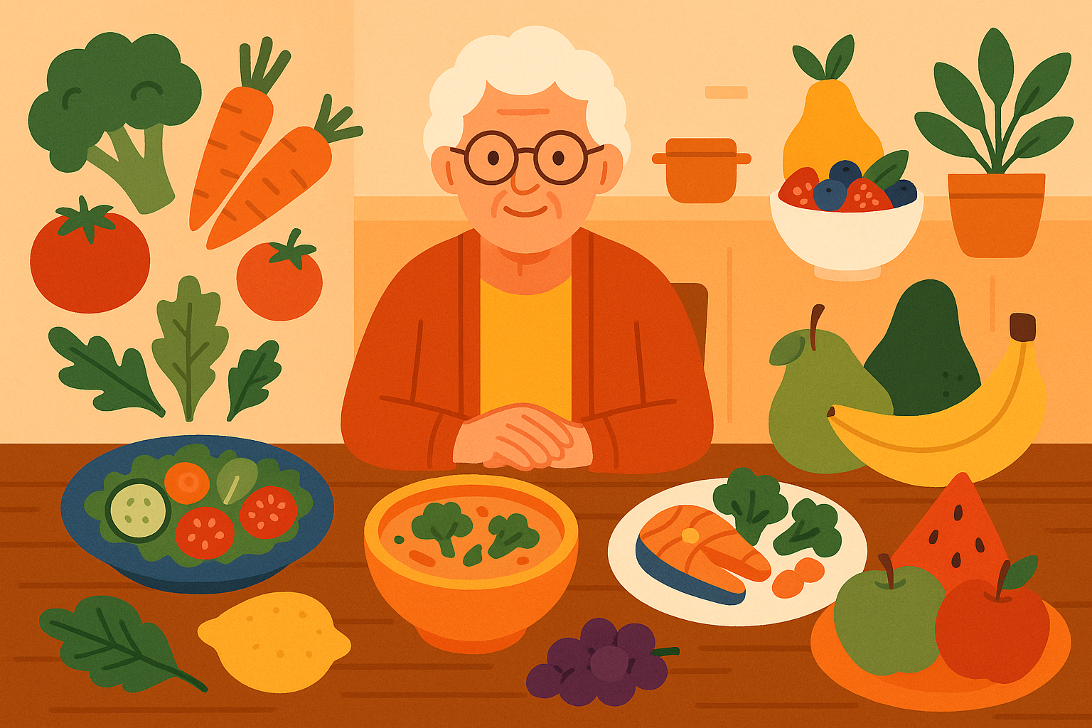 Elderly meal planning psychology approach