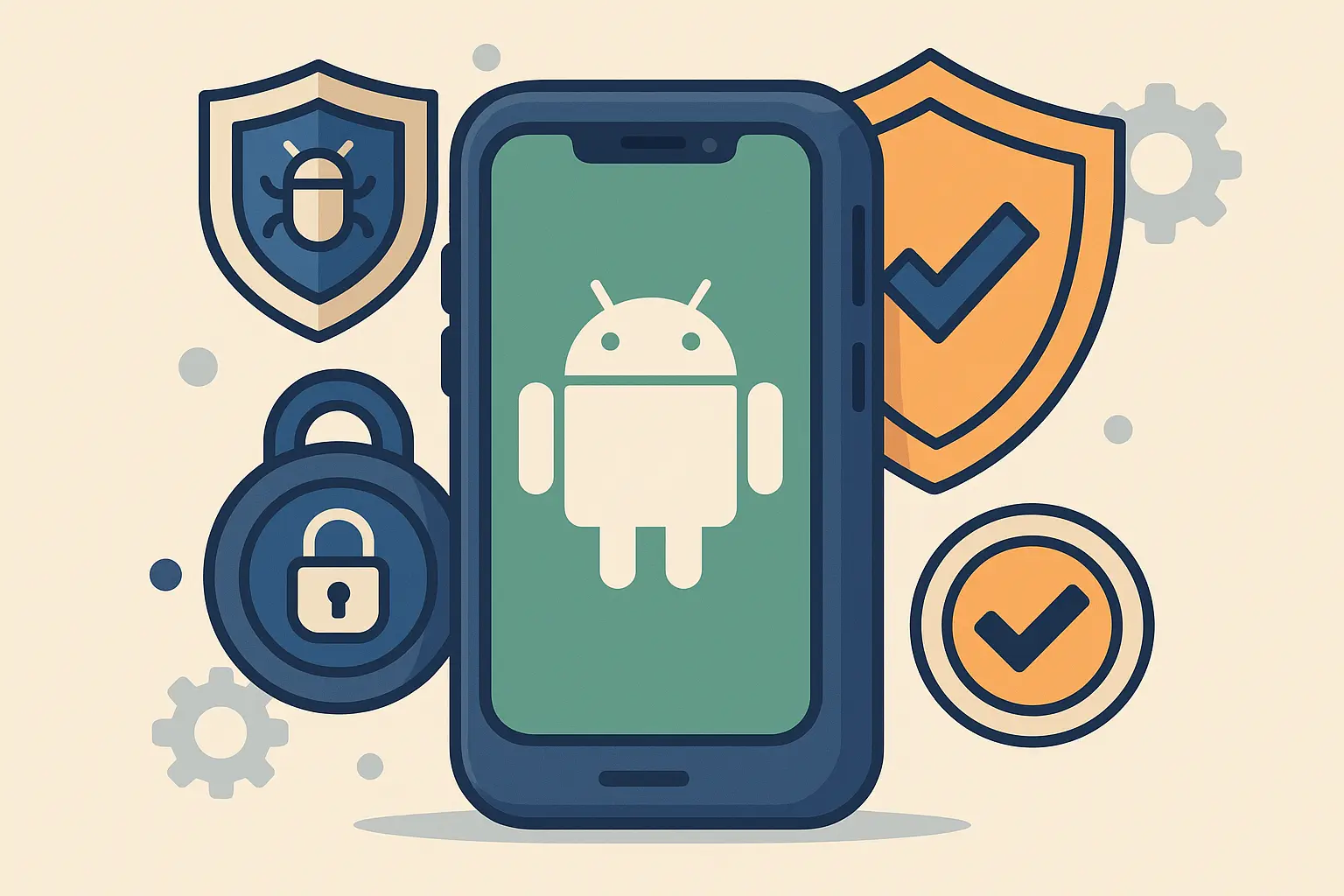 Complete mobile security strategy with antivirus and physical protection