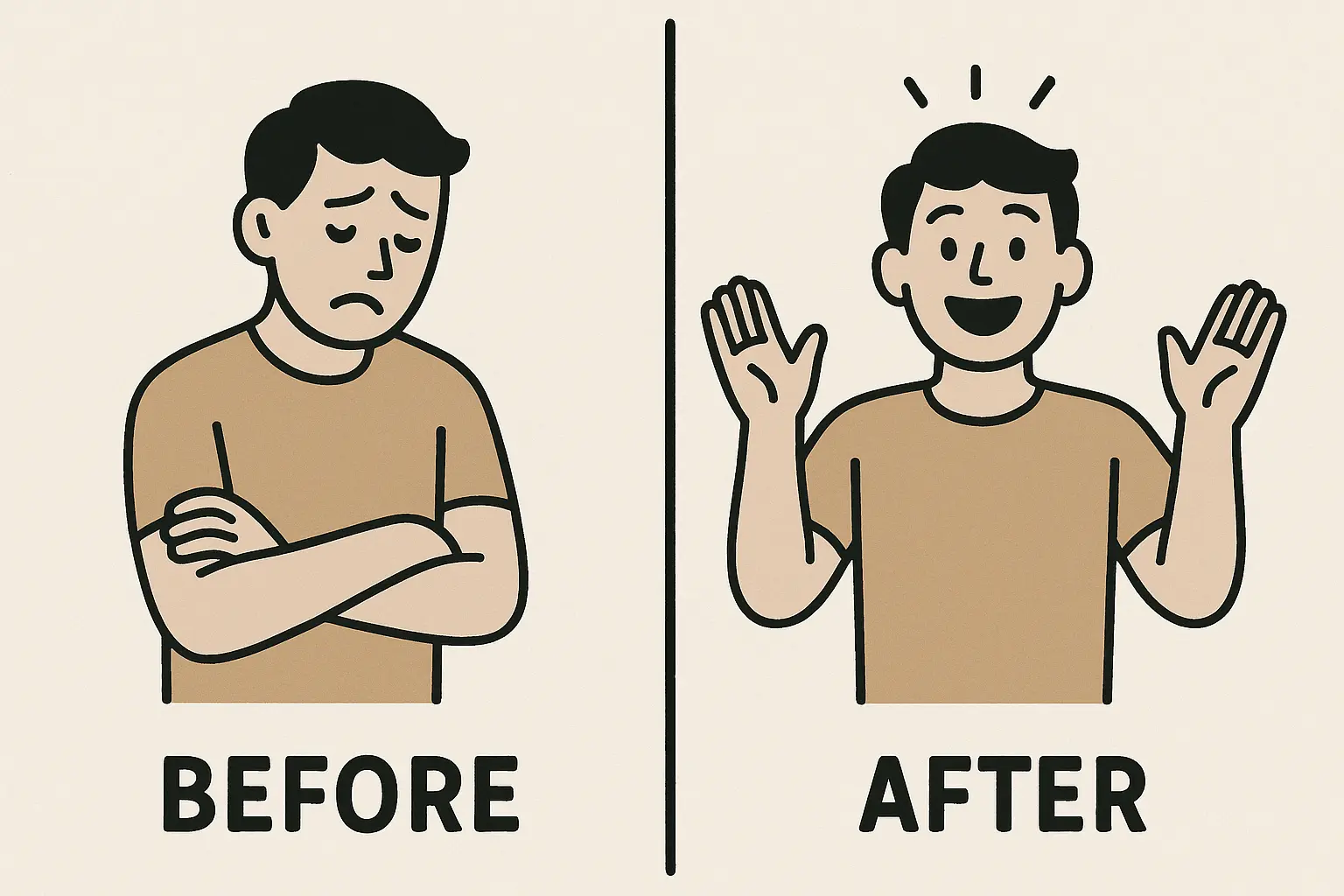 Character development through hair transformation