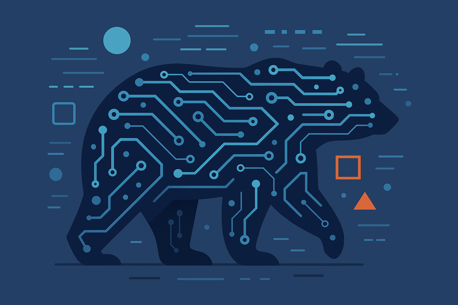 Digital age bear tattoo symbolism