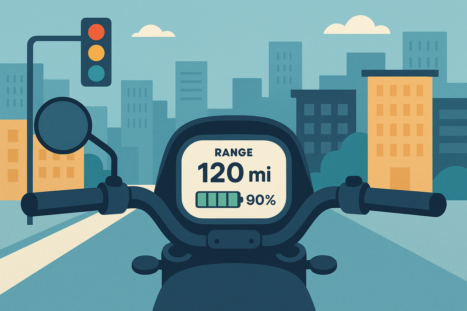 Electric motorcycle range comparison chart