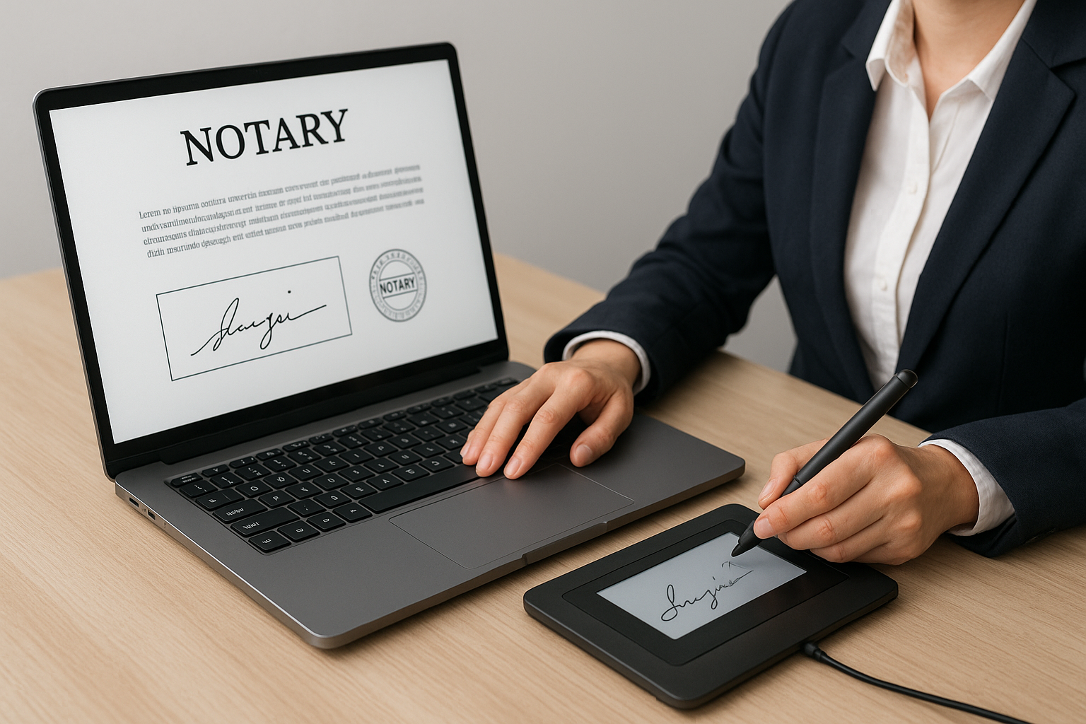 Iowa remote notarization technology