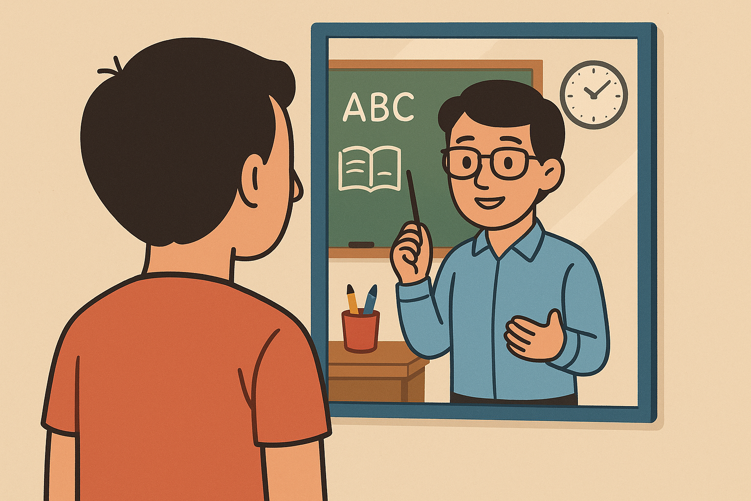 Teacher experiencing psychological challenges during career transition