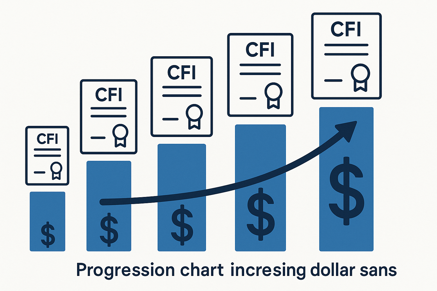 Flight instructor certification progression and salary increases