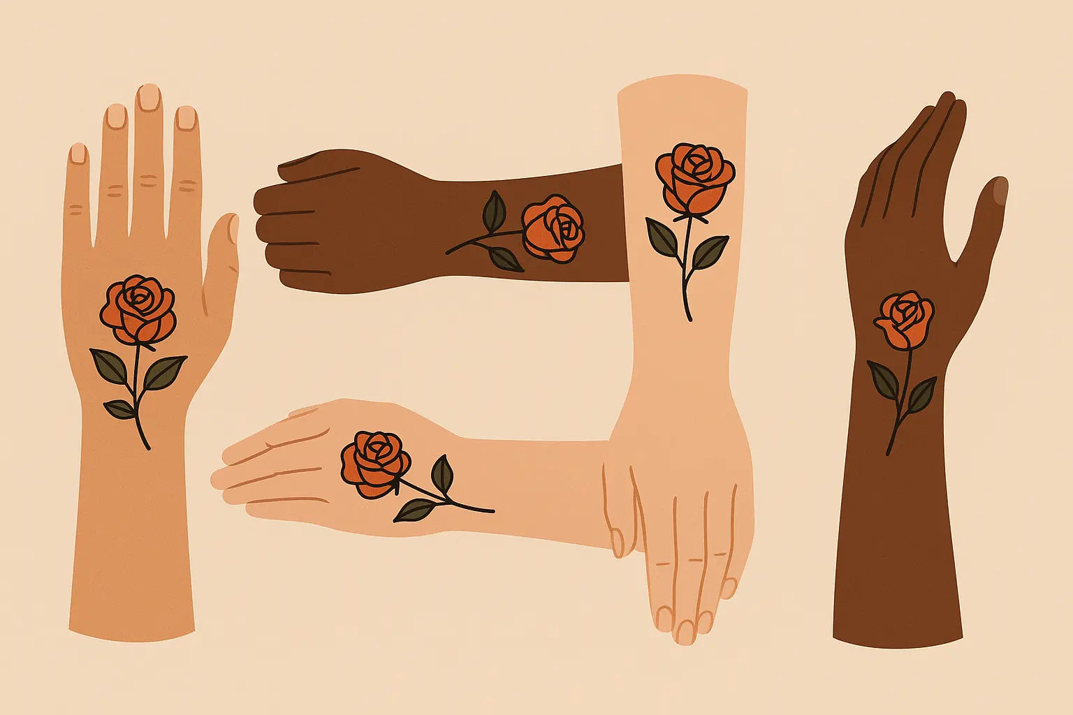 25 Stunning Rose Hand Tattoo Designs That Will Transform Your Style Forever