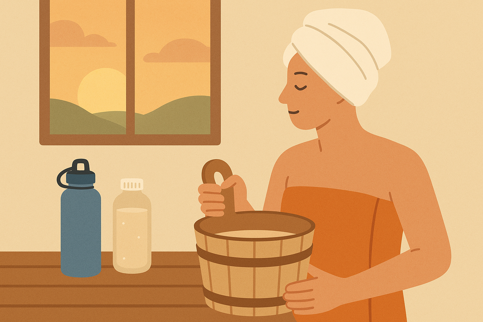 Optimal sauna timing for fat loss