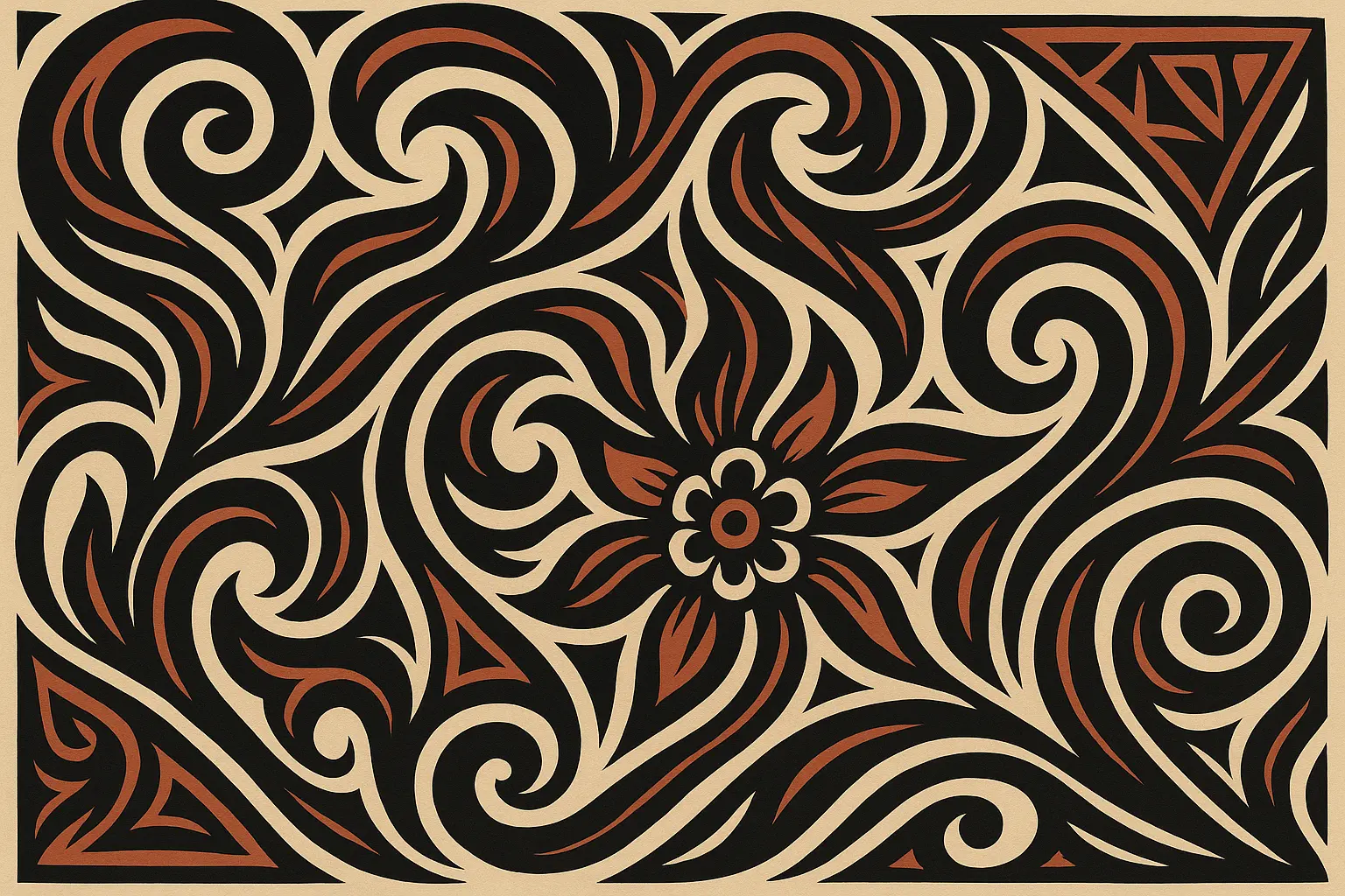 Tribal G59 fusion tattoo design