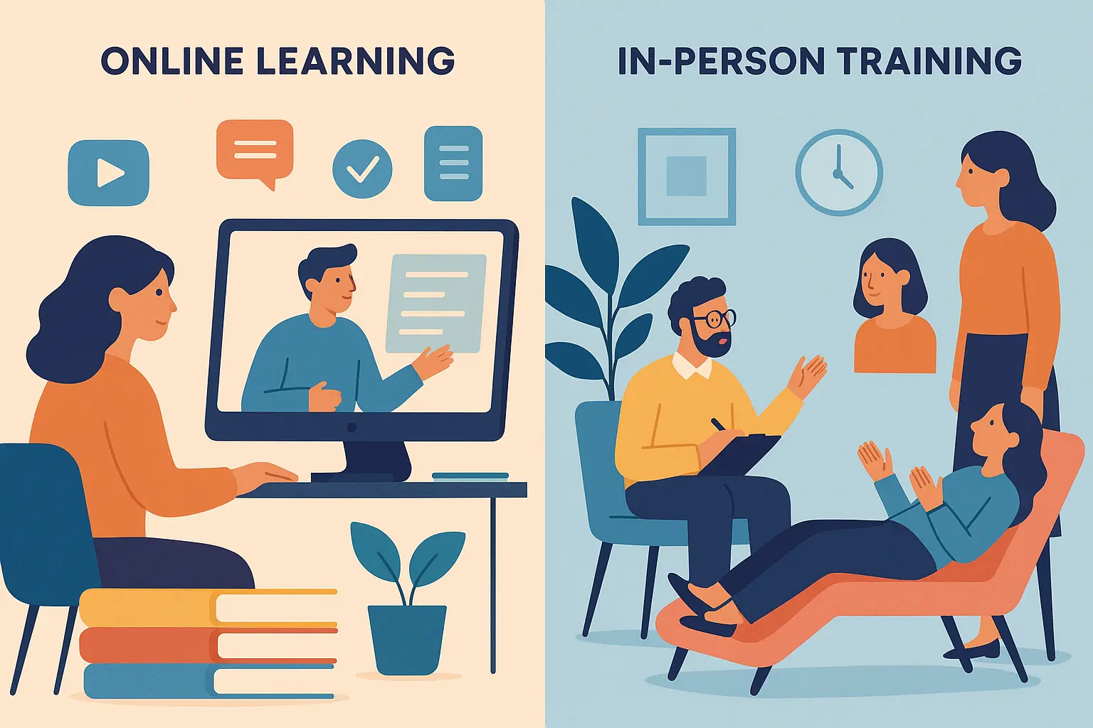 Hybrid learning model for CBT certification