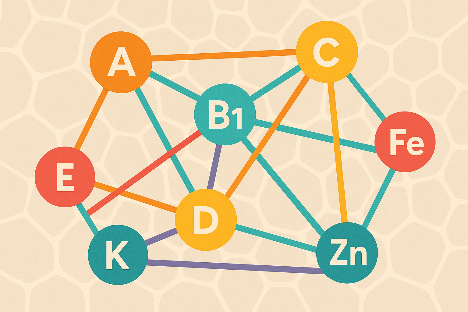 Micronutrient matrix for skin health