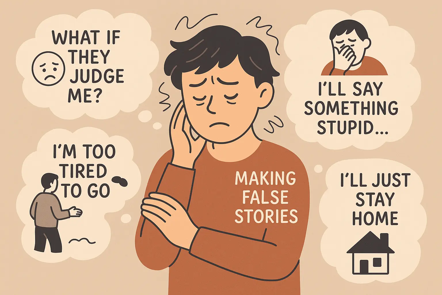 Anxiety-driven deception patterns