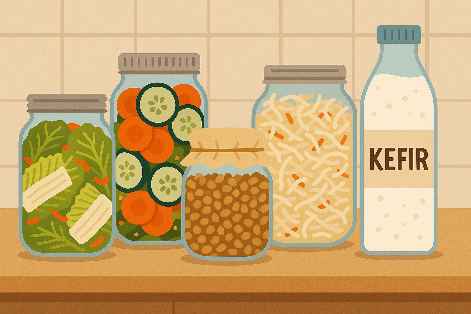 Fermentation for gastritis healing