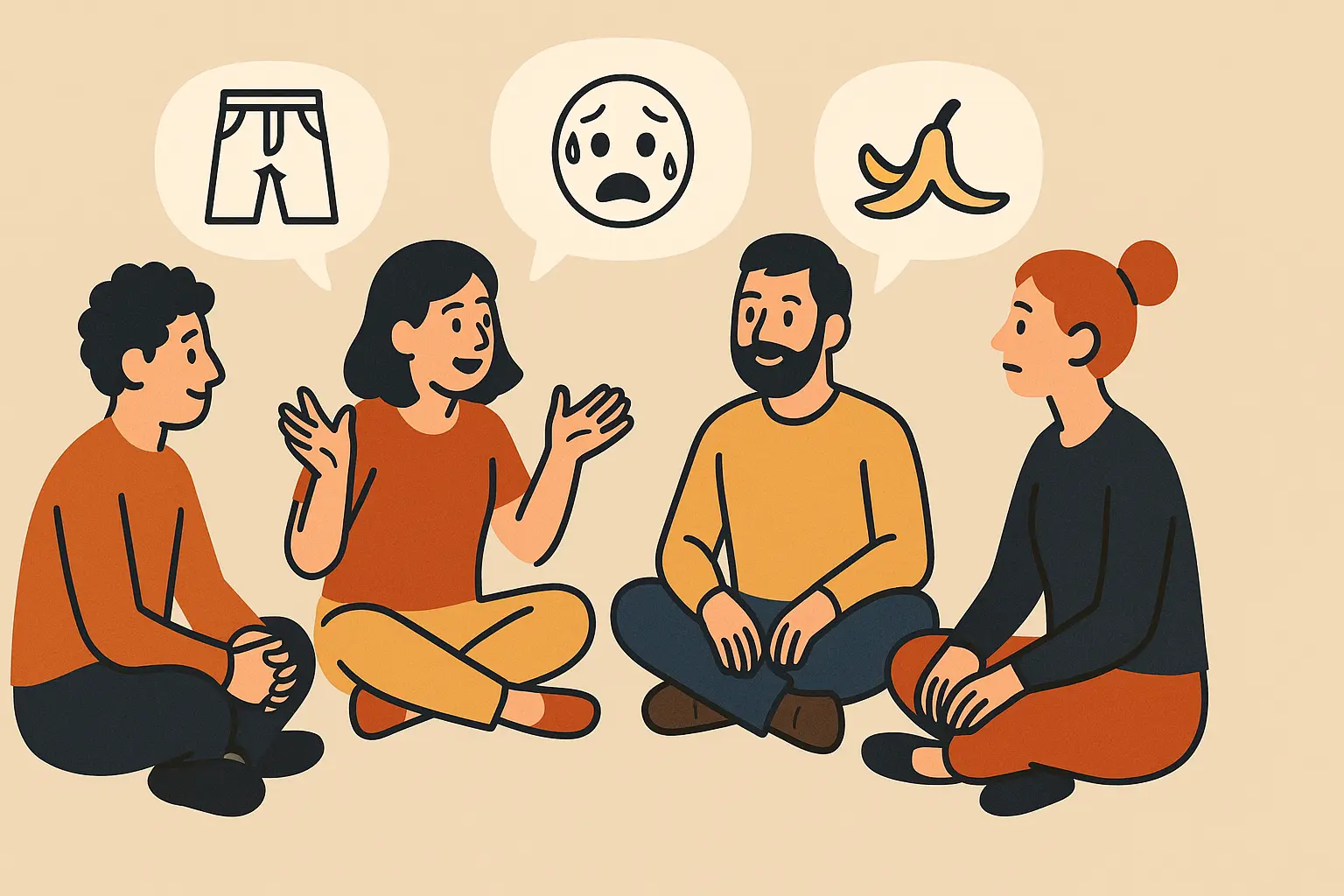 Transforming embarrassing moments into stories