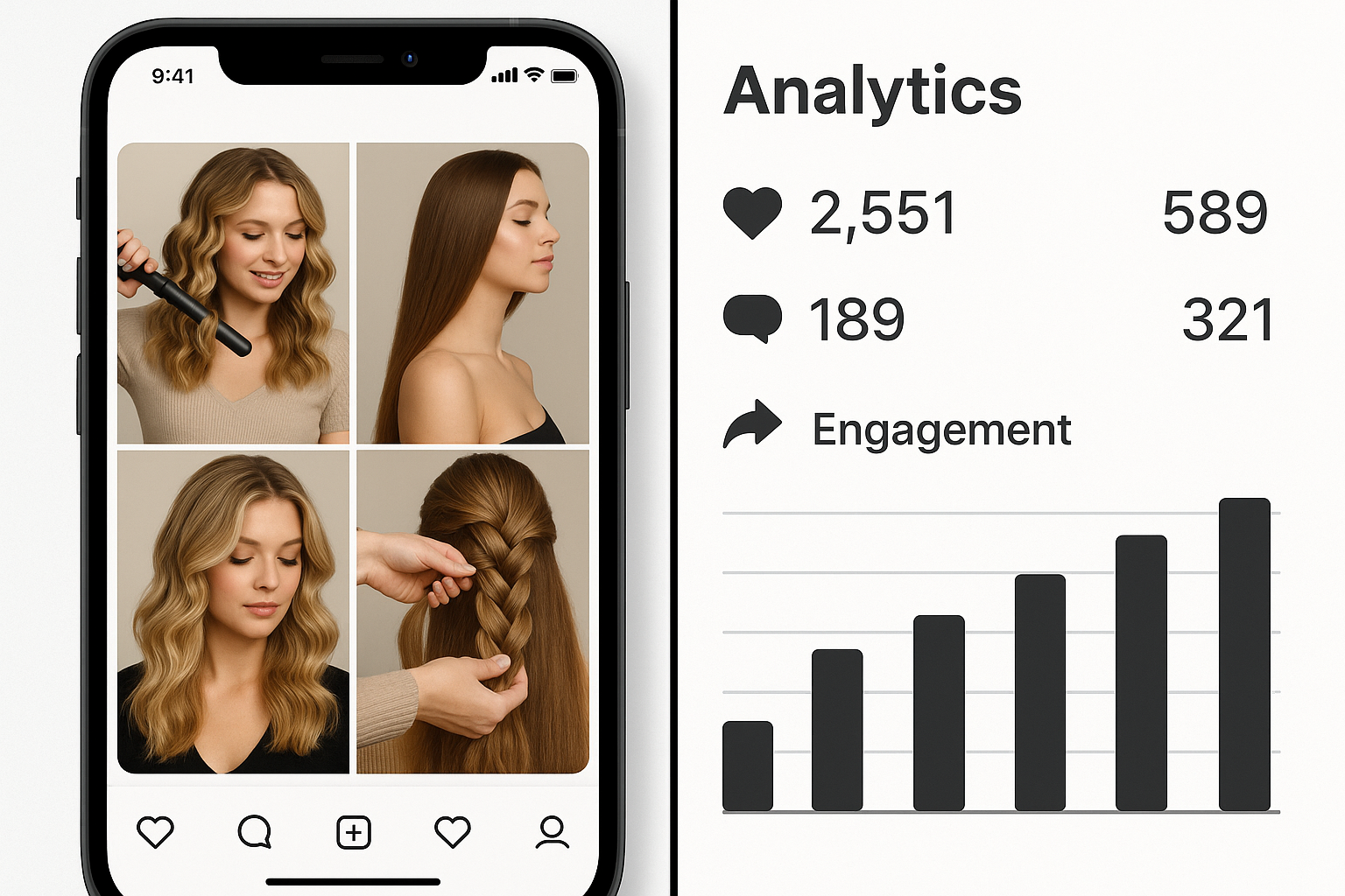 Social media strategy for hair stylists