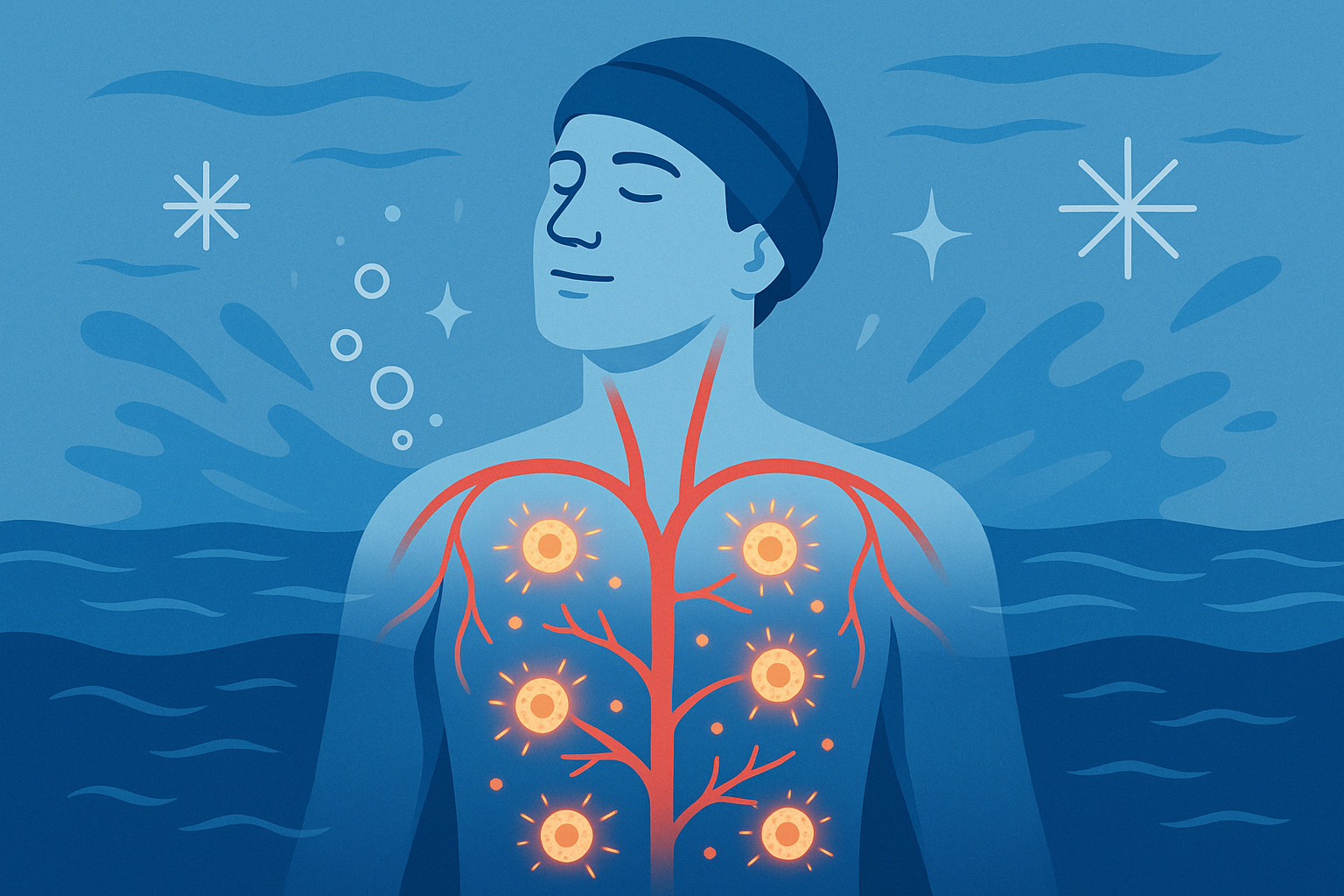 Cold exposure oxygen adaptation process