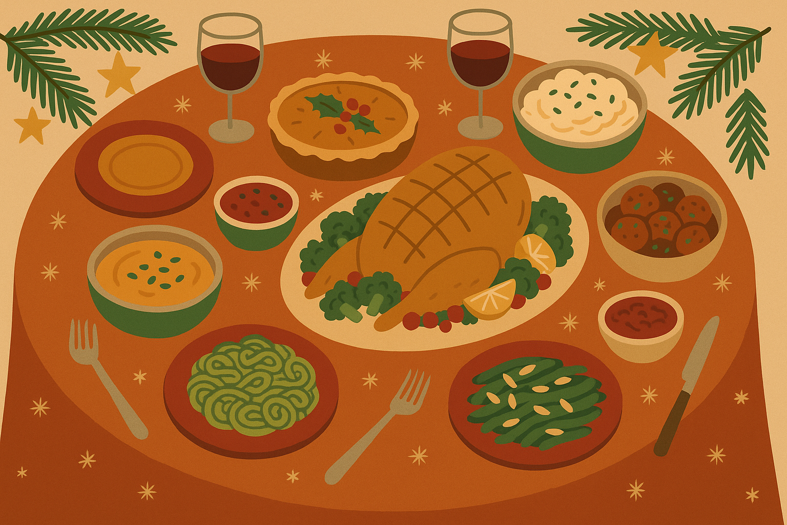 Holiday vegetarian adaptations