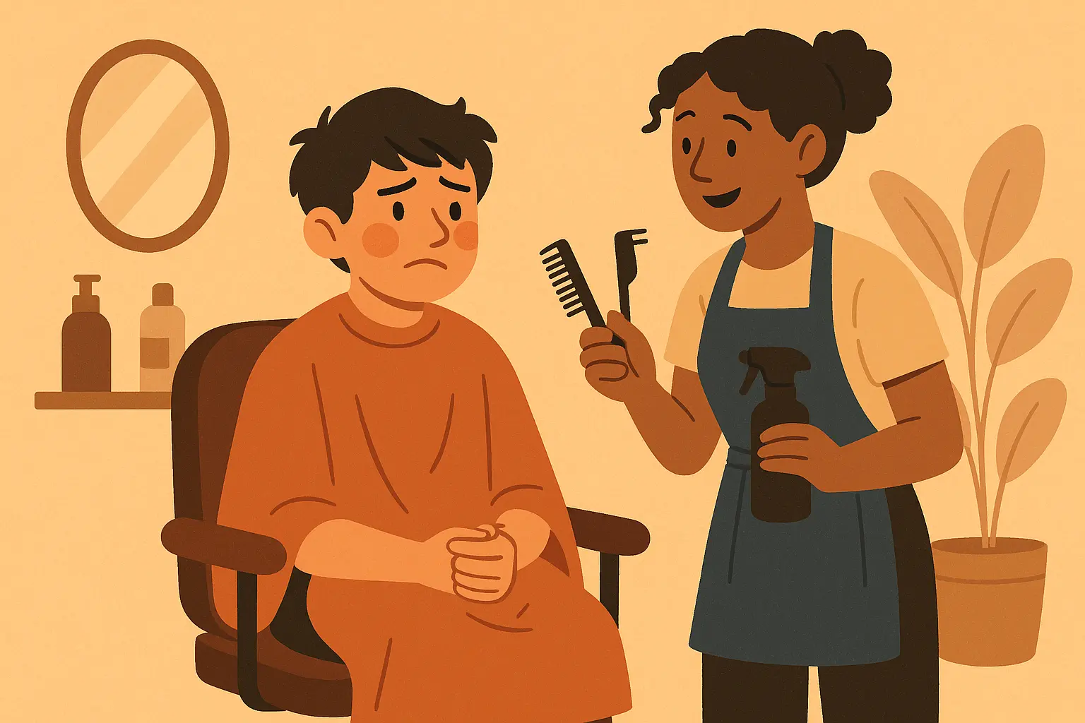 First salon experience coming of age