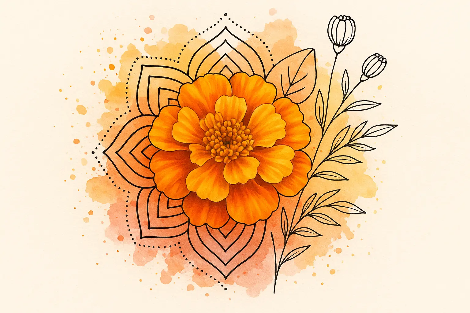 Design performance analysis for marigold tattoos