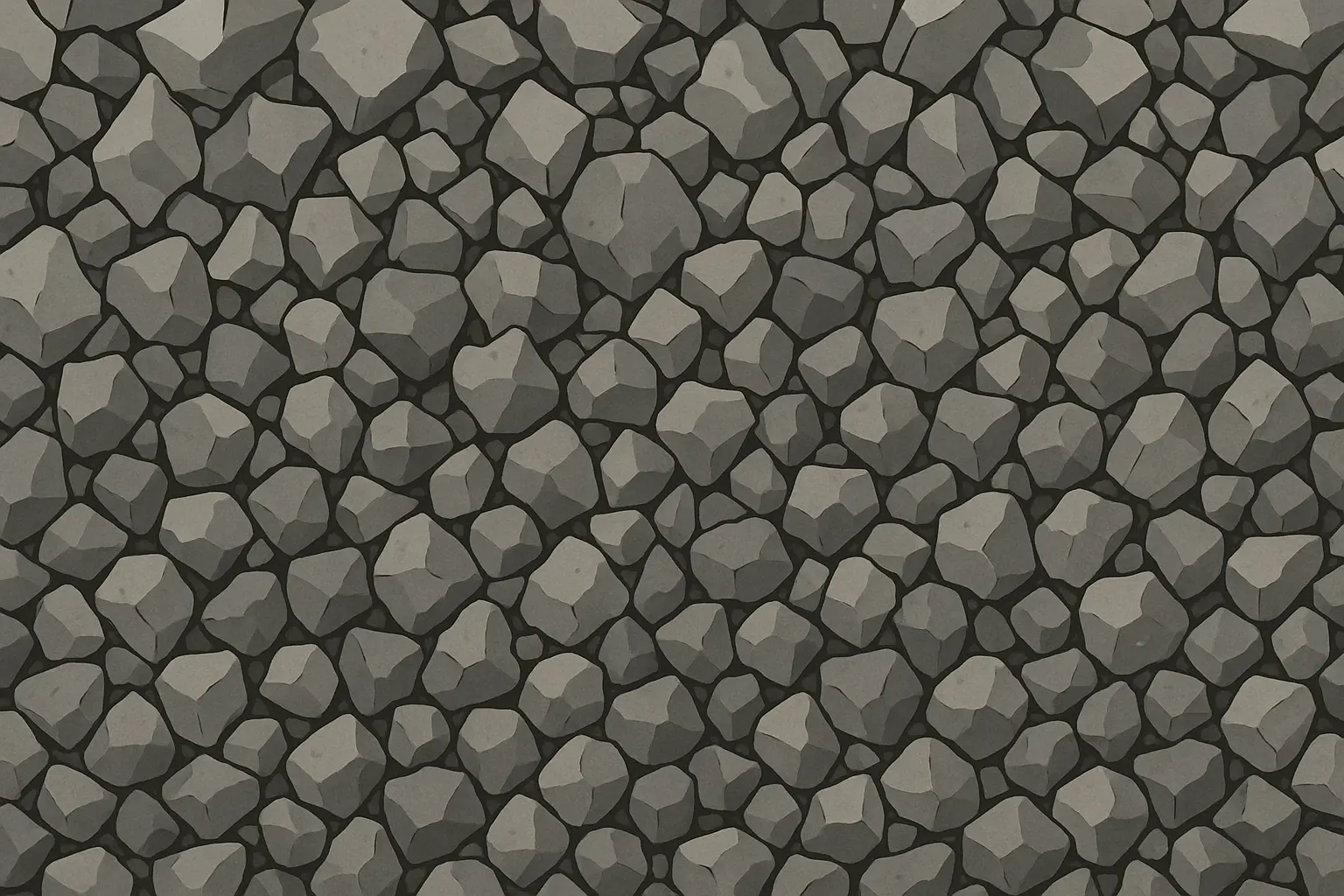 Traditional crushed stone driveway installation