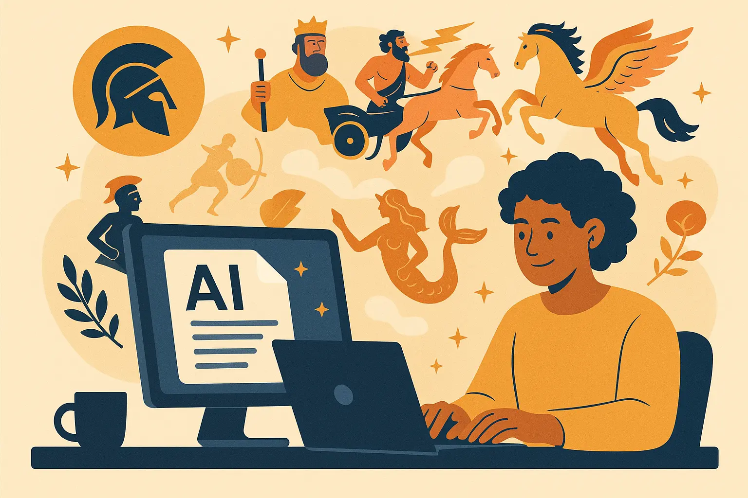 AI helping craft mythological narratives