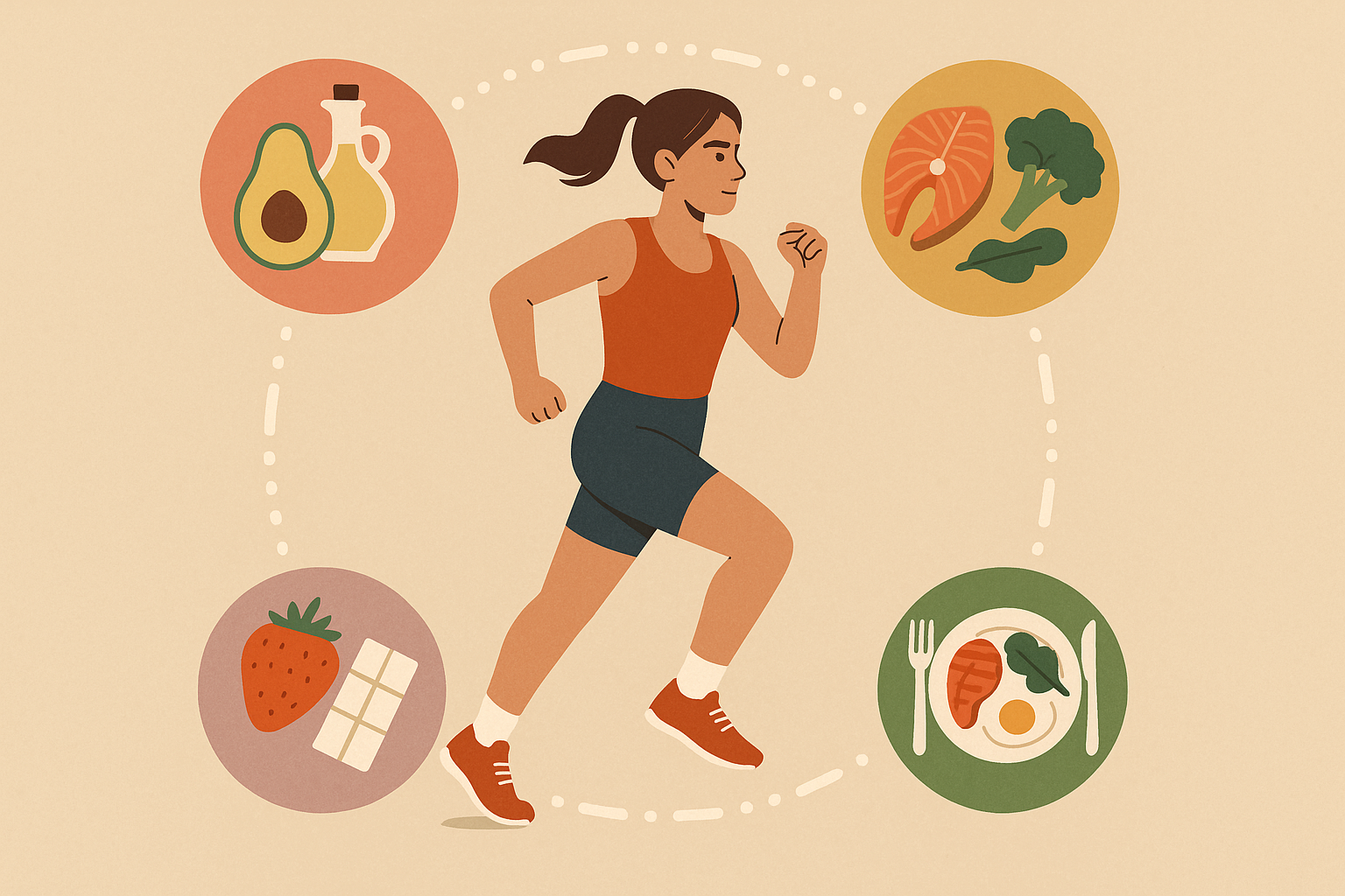 Female hormone cycle meal timing