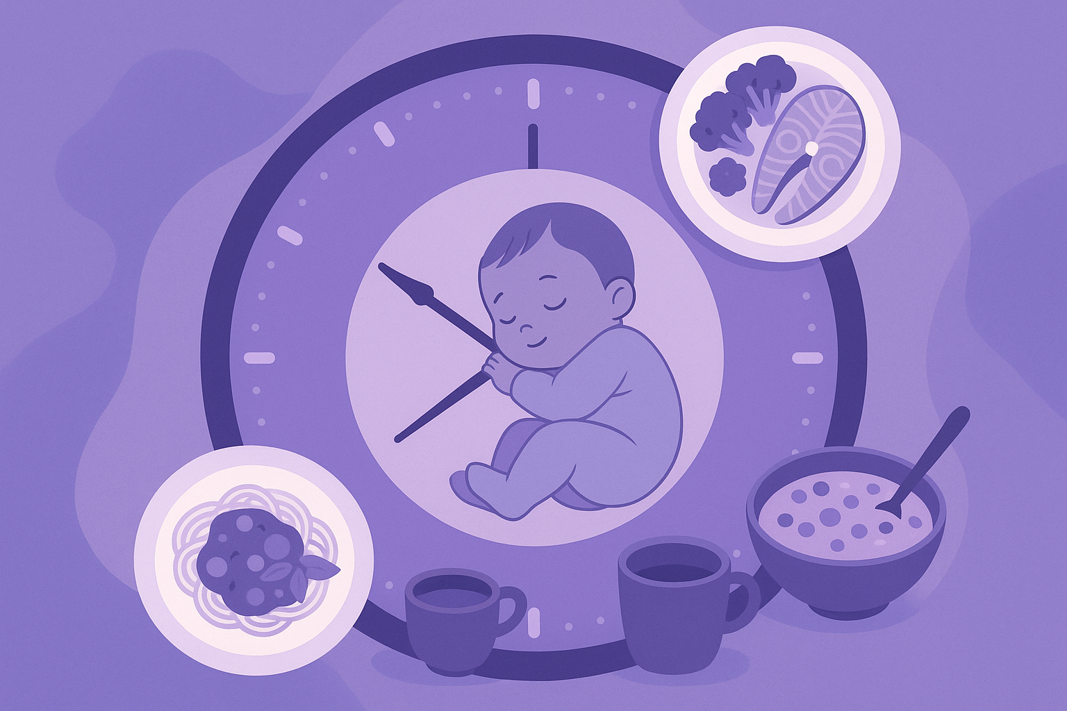 Circadian rhythm programming during pregnancy