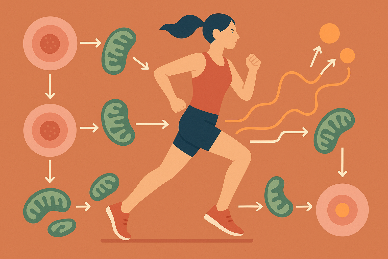 Metabolic processes during running exercise